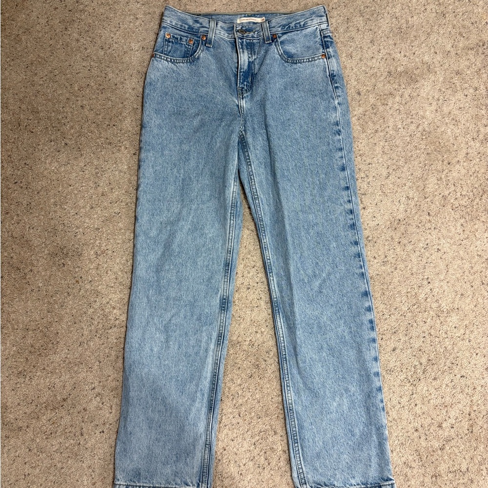 Levi's Light Blue Straight Leg Jeans